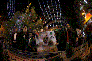 اضاءة شجرة الحرية في بيت لحم