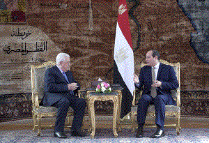 الرئيس يجتمع مع نظيره المصري