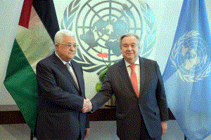 الرئيس يلتقي أمين عام الأمم المتحدة