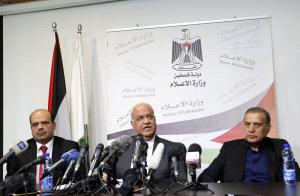 عريقات في مؤتمر صحفي مشترك مع ابو ردينة: المساعدات الأميركية لأجهزة الأمن ستتوقف ابتداء من الغد