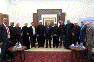 الرئيس يستقبل لجنة التواصل الدرزية