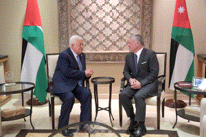 الرئيس يجتمع مع العاهل الأردني