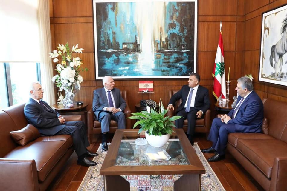 الاحمد يلتقي المدير العام للامن العام اللبناني