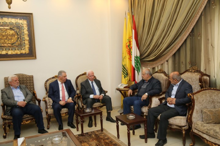 الاحمد يلتقي الشيخ قبلان والنائب محمد رعد