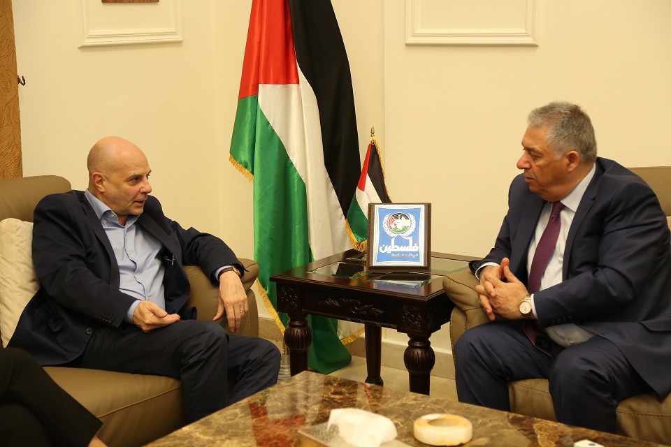 دبور يلتقي المدير العام للاونروا في لبنان كلاوديو كوردوني