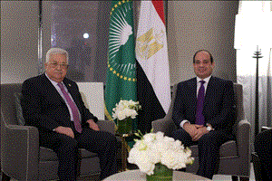 الرئيس يجتمع مع نظيره المصري