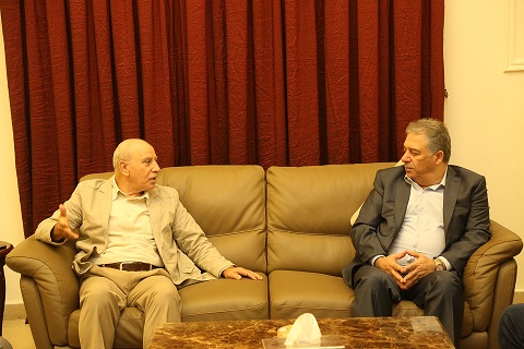 السفير دبور يلتقي وفداً من الجبهة الديمقراطية