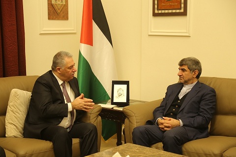 دبور يستقبل سفير الجمهورية الاسلامية الايرانية فيروزنيا