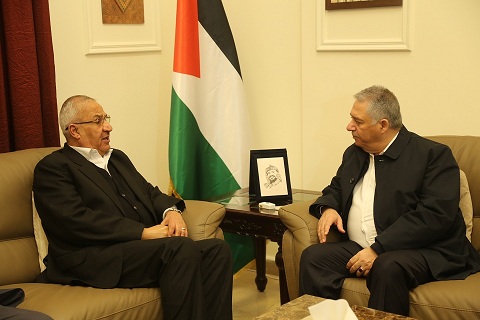 دبور يلتقي الامين العام المساعد للجبهة الشعبية- القيادة العامة طلال ناجي