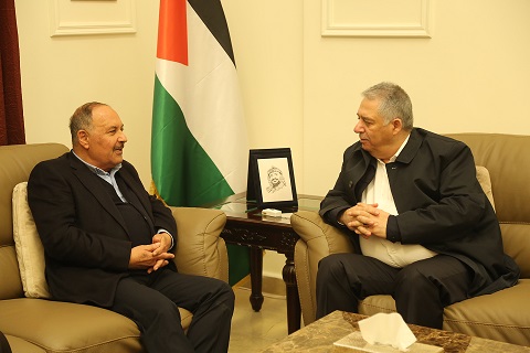 دبور يستقبل امين عام جبهة النضال الشعبي الفلسطيني