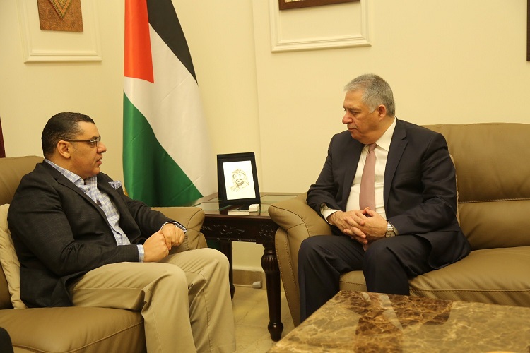 دبور يستقبل السفير المصري في لبنان