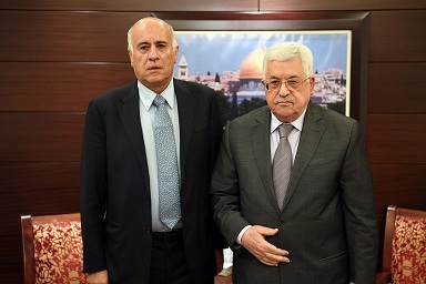 الرئيس يستقبل أمين سر اللجنة المركزية لحركة فتح اللواء جبريل الرجوب