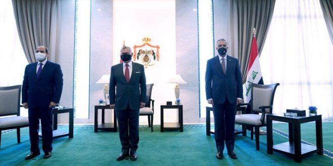 عمان: قمة ثلاثية تؤكد على مركزية القضية الفلسطينية