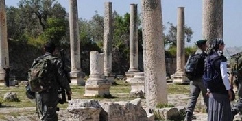 الاحتلال يغلق المنطقة الأثرية في سبسطية