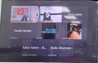 حمد تبحث الشراكة مع المديرة التنفيذية لهيئة الأمم المتحدة للمرأة