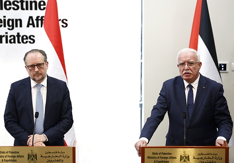 المالكي يضع نظيره النمساوي في صورة آخر التطورات على الساحة الفلسطينية