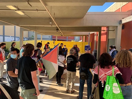 احتجاجات في كاليفورنيا على زيارة رئيس بلدية لدولة الاحتلال