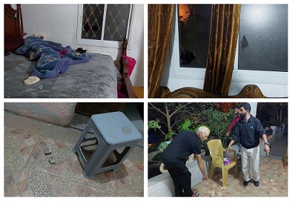 مستوطنون يعتدون على منازل المواطنين في بلدة سنجل شمال رام الله