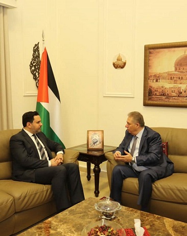 دبور يستقبل القائم باعمال سفارة دولة الكويت في لبنان