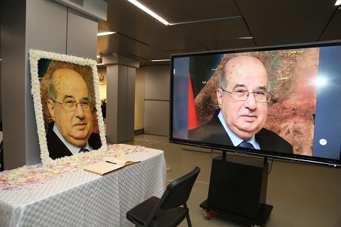 بيت عزاء للقائد الوطني الكبير سليم الزعنون في سفارة دولة فلسطين في بيروت