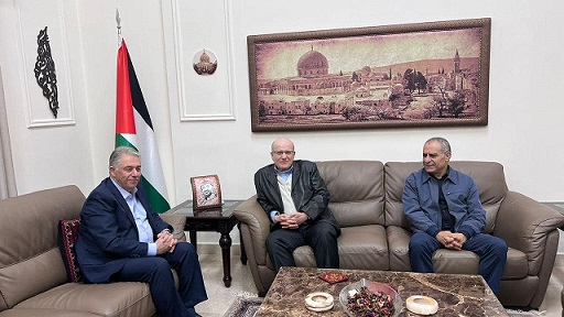 دبور يلتقي نائب الامين العام للجبهة الديمقراطية فهد سليمان