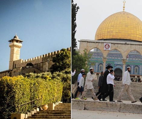 "الأوقاف": 19 اقتحاما للأقصى ومنع رفع الأذان 61 وقتا في الحرم الابراهيمي الشهر الماضي