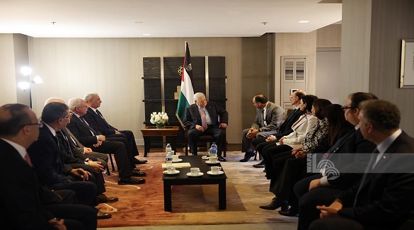 الرئيس يستقبل عددا من قيادات المؤسسات الأميركية الداعمة لشعبنا