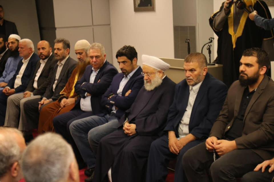 تقبل التعازي بالشيخ هيثم السعدي "ابو طارق" في سفارة دولة فلسطين