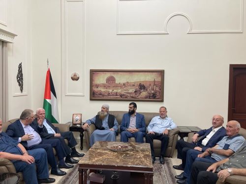 الاحمد يستقبل وفداً من عصبة الانصار