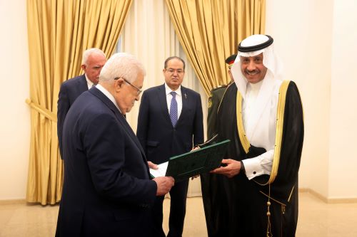 الرئيس يتقبّل أوراق اعتماد سفير المملكة العربية السعودية لدى دولة فلسطين