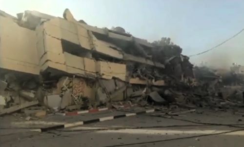 الاحتلال يقصف أربعة أبراج سكنية في منطقة الزهراء بغزة