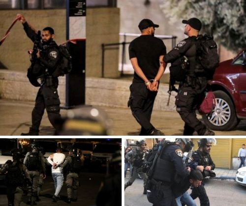 الاحتلال يشن حملة اعتقالات واسعة طالت 66 مواطنا من الضفة