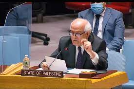 منصور يشدد على أهمية توحد مجلس الأمن للمطالبة بوقف إطلاق النار في غزة وإنهاء التهجير القسري