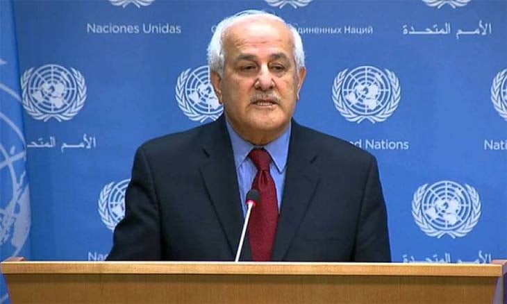 منصور يطالب مسؤولين أممين بإجراء دولي عاجل لوقف حرب الإبادة التي تشنها إسرائيل على شعبنا