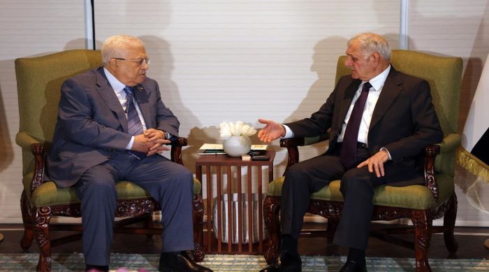 الرئيس يجتمع مع نظيره العراقي