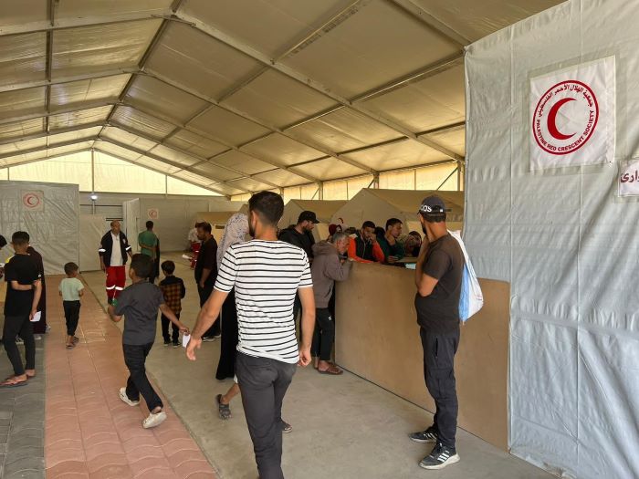 الهلال الأحمر: إخلاء مستشفى القدس الميداني في رفح بسبب تهديدات الاحتلال