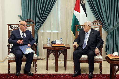 الرئيس يستقبل رئيس مجلس القضاء الأعلى