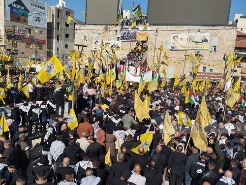 جماهير حاشدة في طولكرم تحيي الذكرى الـ60 لانطلاقة الثورة الفلسطينية