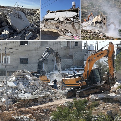 الاحتلال يخطر بهدم 11 منزلا في مخيم نور شمس شرق طولكرم