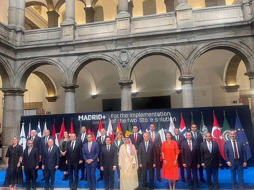 خلال اجتماع "مجموعة مدريد".. إسبانيا تدعو إلى حظر السلاح على إسرائيل لوقف حرب غزة