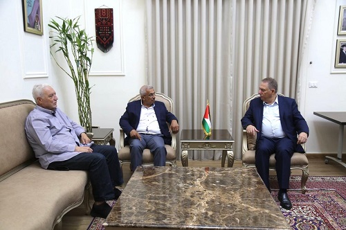 السفير دبور يلتقي الامين العام للتنظيم الشعبي الناصري النائب اسامة سعد
