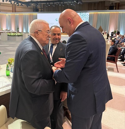 الرئيس يلتقي الرئيس اللبناني في الدوحة