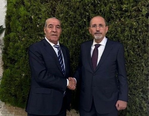 الشيخ يبحث مع الصفدي جهود تثبيت وقف إطلاق النار في غزة