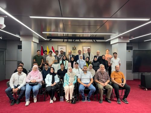 لقاء لطلبة المنح الخارجية الى الجزائر من مخيمات لبنان