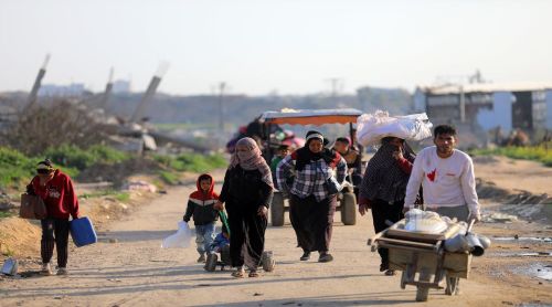 "أوتشا": أكثر من 470 ألف حالة نزوح إلى شمال غزة منذ وقف إطلاق النار