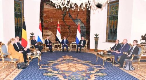 الرئيس السيسي يؤكد أهمية زيادة حجم المساعدات المقدمة لغزة