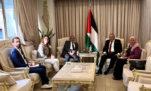 السفيرالأسعد يلتقي ممثلي منظمة نداء جنيف