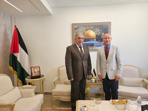 السفير الاسعد يلتقي ممثل اليونيسف في لبنان