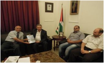 دبور بحث مع وفد شاهد قضايا تخص اللاجئين